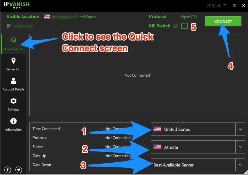 how-to-connect-using-ipvanish