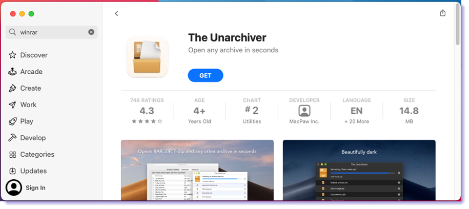 winrar for mac filehippo