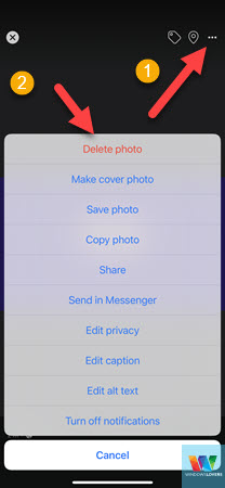 deleting-facebook-profile-picture-on-mobile-phone