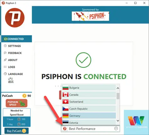 download psiphon vpn for android