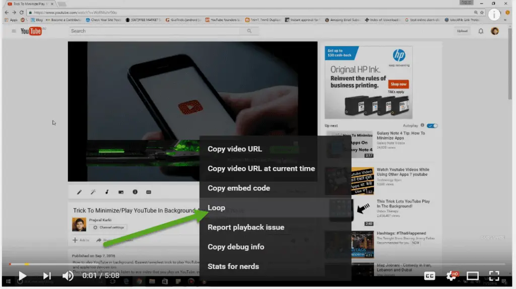 how-to-repeat-youtube-videos-on-the-device