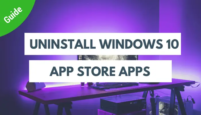 Uninstall-windows-10-apps-app-store