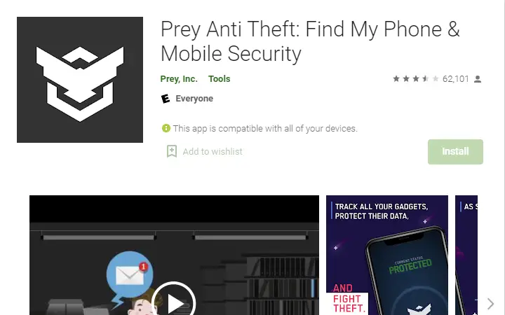 prey-anti-thefy-track-lost-android-phone