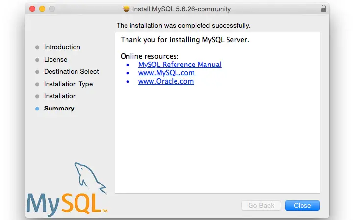 download and install mysql