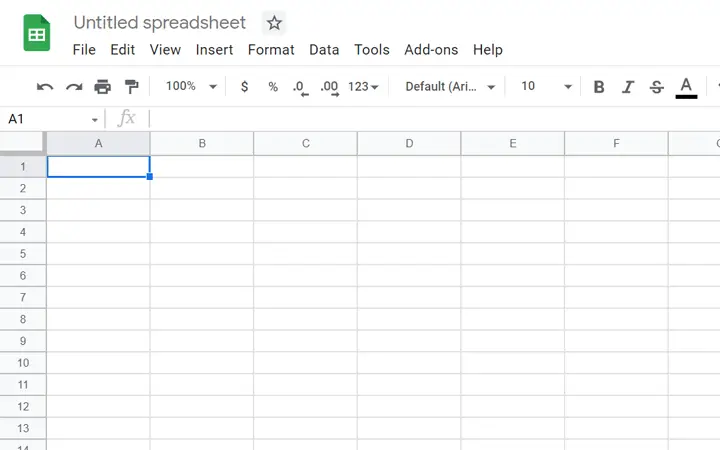 use google sheet and share