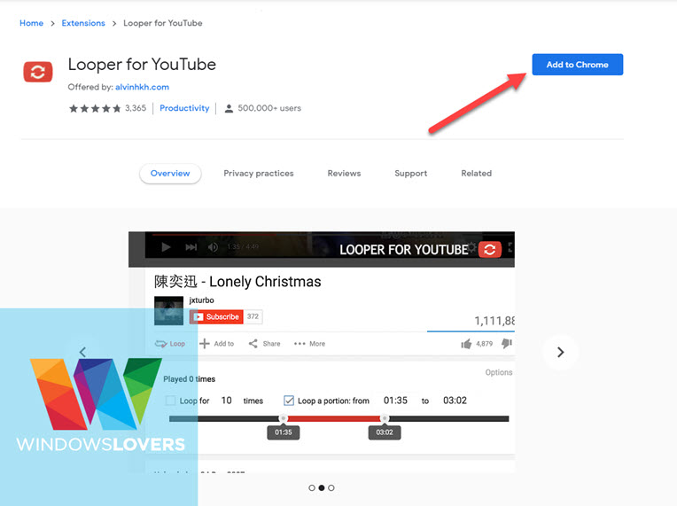 google-chrome-extension-to-loop-a-video
