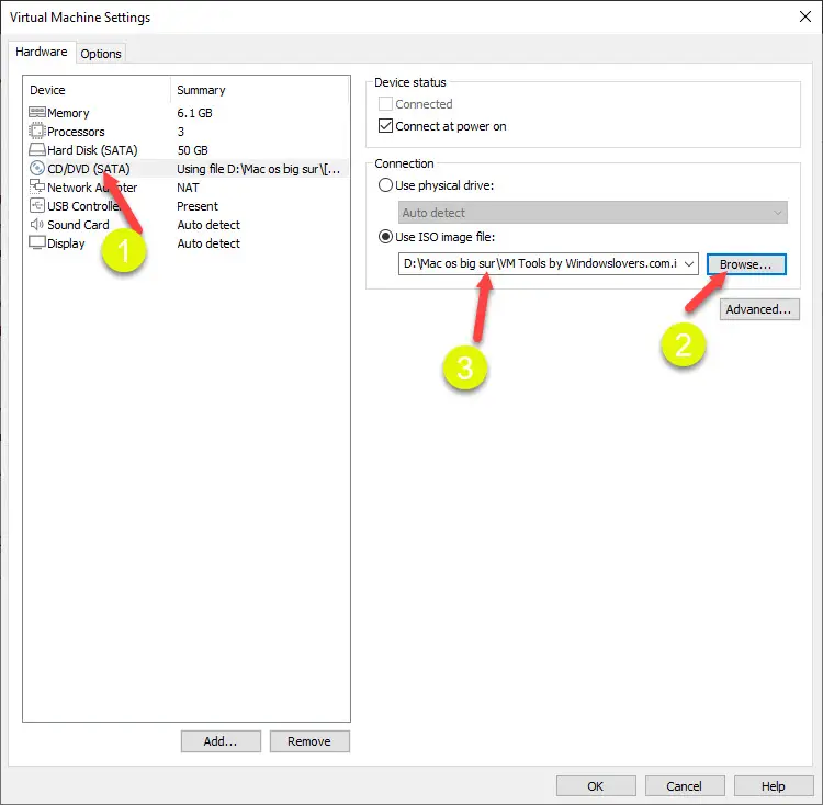 vmware tools mac os x iso