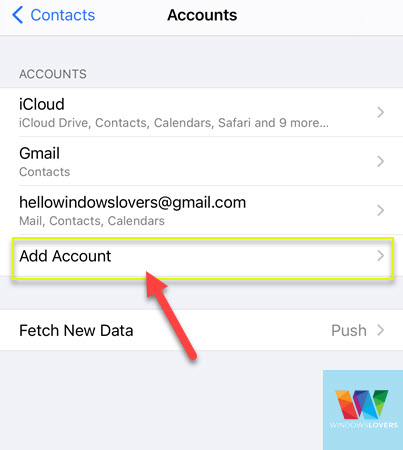 office 365 contacts do not show in iphone