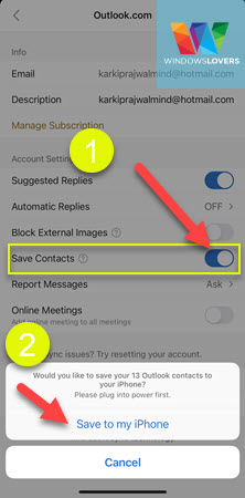 enabling-outlook-contacts-share-with-iphone