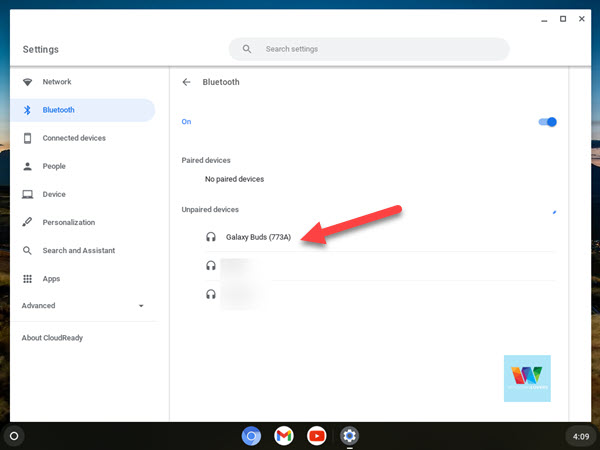 How To Connect Galaxy Buds To Chromebook