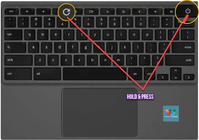 How To Restart A Chromebook In 3 Different Ways » Windowslovers.com