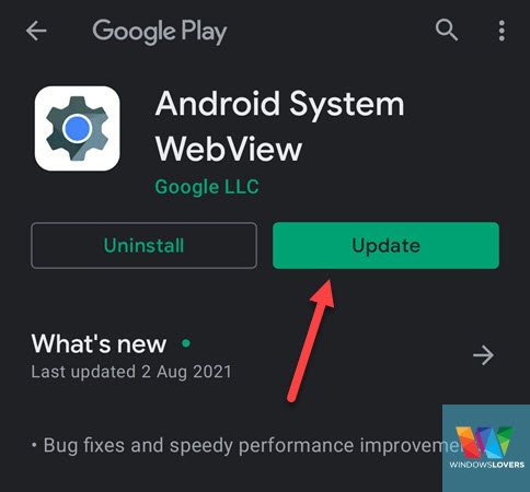 updating-android-webview