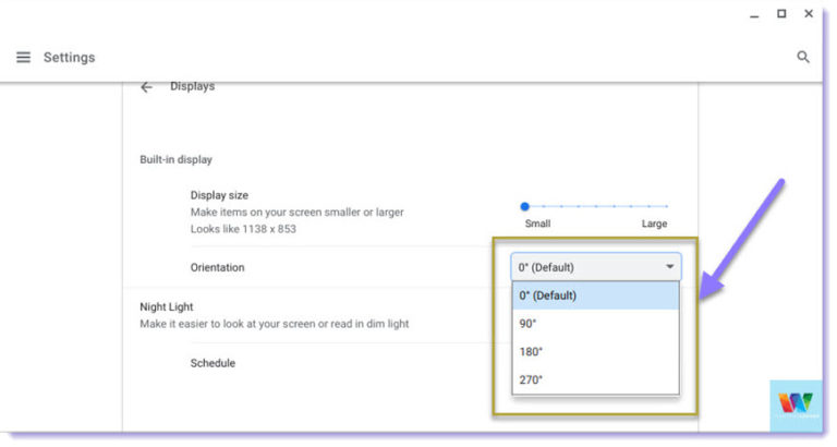 How to rotate screen on chromebook quickly