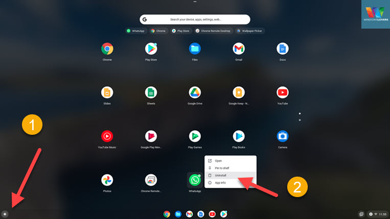 deleting-apps-on-chromebook-using-app-drawer