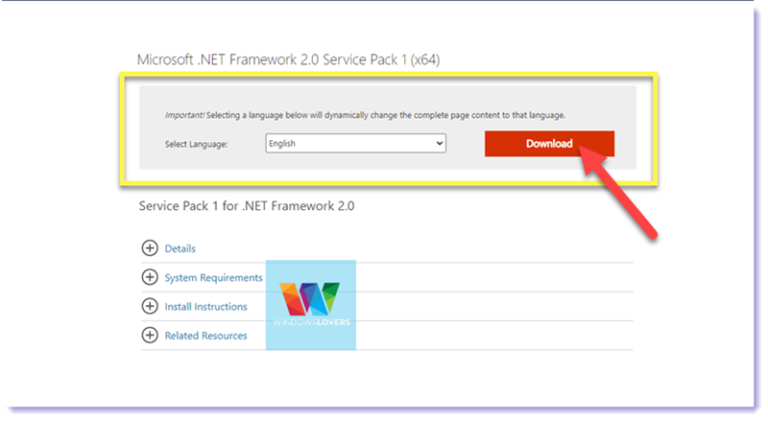 .net framework download windows 11