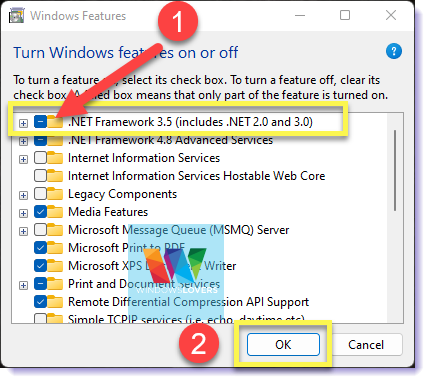 enabling-.net-2.0-framework-windows-11