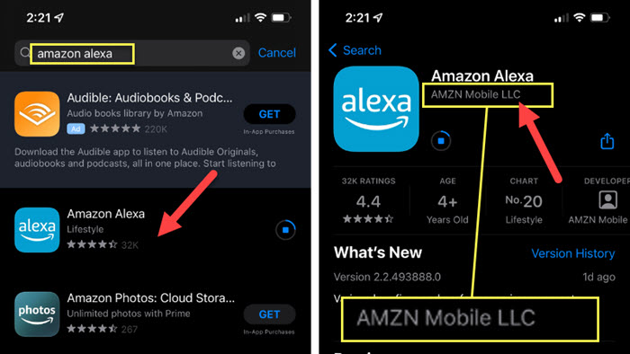 installing-amazon-alexa-on-iphone-to-pair-connect