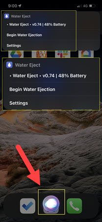 initiate-water-ejection-using-siri