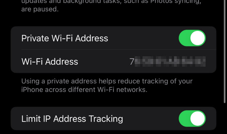 what-is-private-wifi-address-on-iphone-mac-address